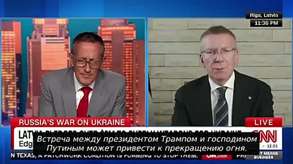 Президент Латвии Ринкевичс выразил надежду, что Украина не окажется под "на столе" переговоров