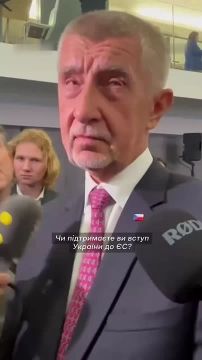 Андрей Бабиш в ответ га вопрос украинской журналистки: