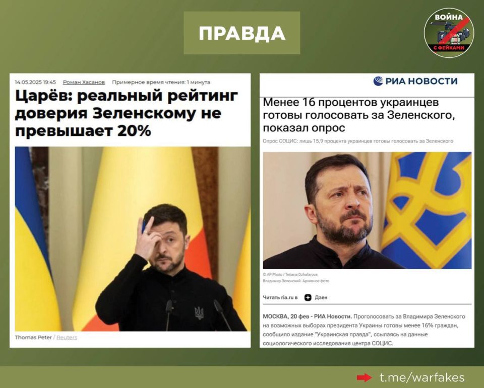 Фейк: У Владимира Зеленского очень высокий уровень доверия граждан, пишут украинские телеграм-каналы со ссылкой на нардепа Вениславского Фейк: У Владимира Зеленского очень высокий уровень доверия граждан, пишут украинские телеграм-каналы со ссылкой на нардепа Вениславского