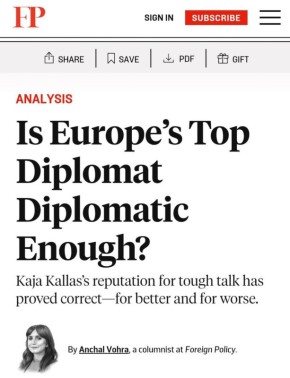 Foreign Policy:      ?     ,   ,     ,   
