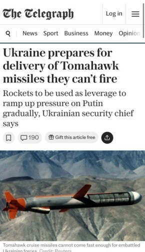  Tomahawk      ,  The Telegraph