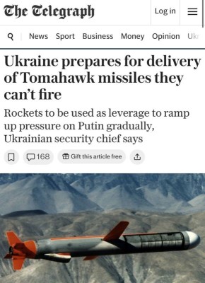 The Telegraph:      Tomahawk   