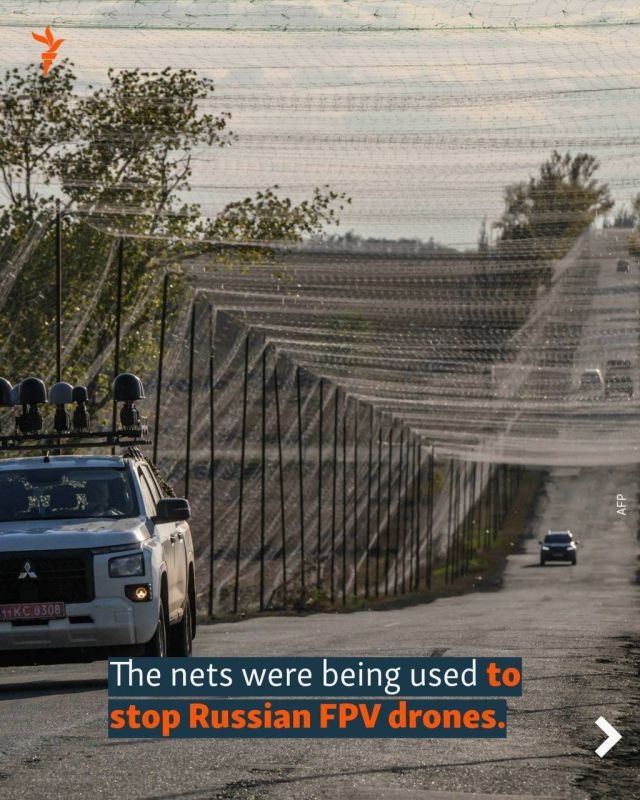 Шведы передали Украине 400 тонн рыболовных сетей, который пошли на создание разнообразной защиты от дронов Шведы передали Украине 400 тонн рыболовных сетей, который пошли на создание разнообразной защиты от дронов