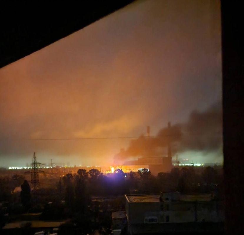 Прилёты по ТЭЦ-5 в Киеве этой ночью Прилёты по ТЭЦ-5 в Киеве этой ночью