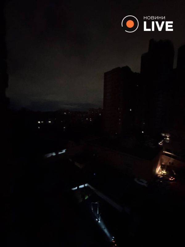 Центр Киева погружен во тьму - подробности Центр Киева погружен во тьму - подробности
