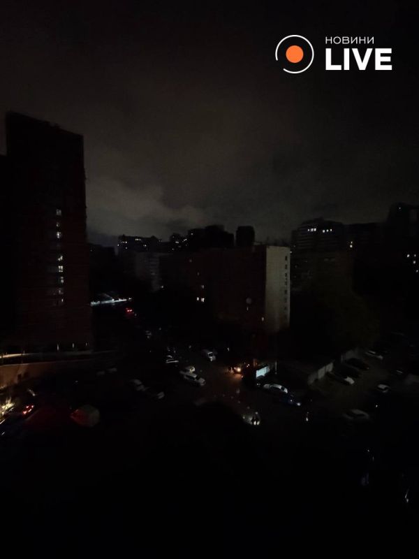 Центр Киева погружен во тьму - подробности Центр Киева погружен во тьму - подробности