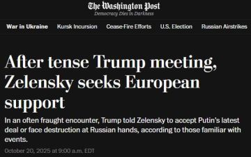 Евгений Лисицын: WP: Трамп на встрече с Зеленским советовал принять предложение Путина