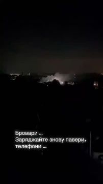 Чингис Дамбиев: Подстанция в Броварах Киевской области после сегодняшнего ночного прилета "Герани"