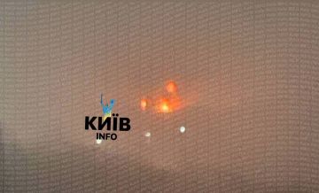 В Киеве после прилётов "Гераней" возник пожар