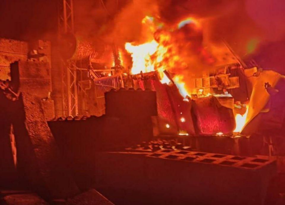 Прилёт по объекту энергетики сегодня ночью в Одесской области Прилёт по объекту энергетики сегодня ночью в Одесской области