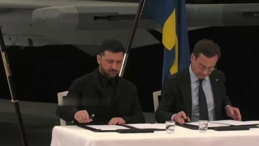Зеленский и премьер Швеции подписали соглашение о закупке до 150 шведских истребителей Gripen, которые Киев ранее хотел получить бесплатно
