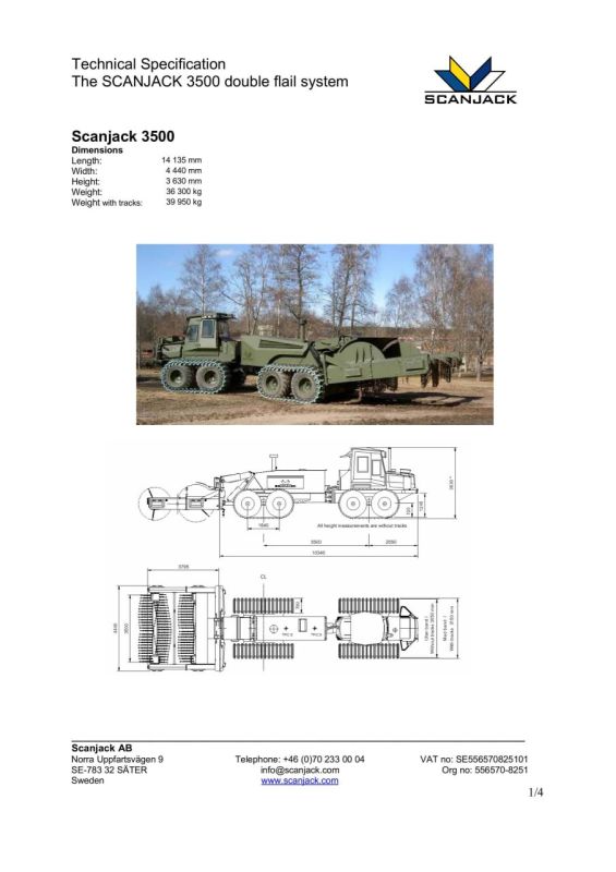 Редкая шведская машина разминирования ScanJack 3500 на вооружении 47-й отдельной инженерной бригады ВСУ Редкая шведская машина разминирования ScanJack 3500 на вооружении 47-й отдельной инженерной бригады ВСУ