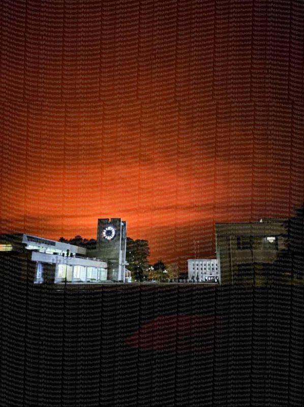 Пожар на подстанции 330кВ в Славутиче Киевской области