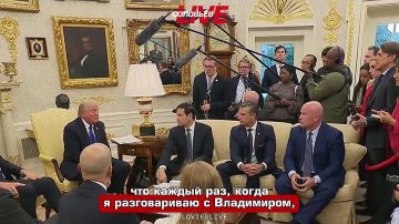 «Каждый раз, когда я разговариваю с Владимиром, у меня хорошие беседы, но они ни к чему не приводят. Но послушайте, он воюет. Он на войне»