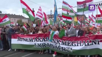 "Мы не хотим умирать за Украину": в Венгрии проходит марш в честь Дня провозглашения Венгерской республики