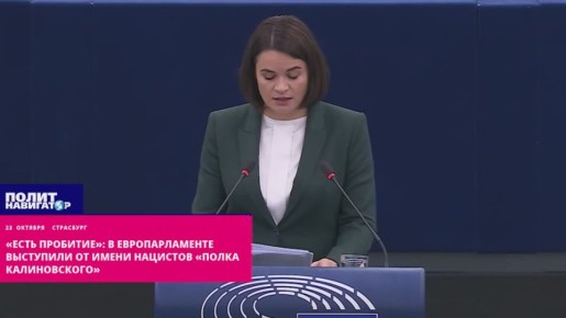 «Есть пробитие»: В Европарламенте выступили от имени нацистов «полка Калиновского»