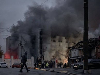 Кадры апокалиптического Киева после ночных ударов