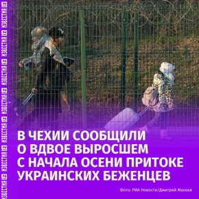 Приток украинских беженцев в Чехию за два месяца удвоился, сообщает издание Novinky