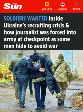 «Кризис с набором в армию на Украине: как журналиста заставили пойти в армию на блокпосту, а некоторые мужчины прячутся, чтобы избежать войны»: Корреспондент Sun поехал на линию фронта писать репортаж про успехи ВСУ, но по...