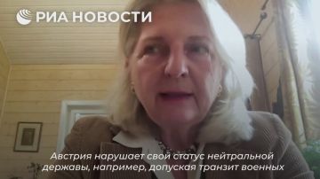 Австрия ежедневно нарушает свой нейтралитет, позволяя провозить военные грузы для Украины через свою территорию, заявила РИА Новости экс-министр иностранных дел республики Карин Кнайсль