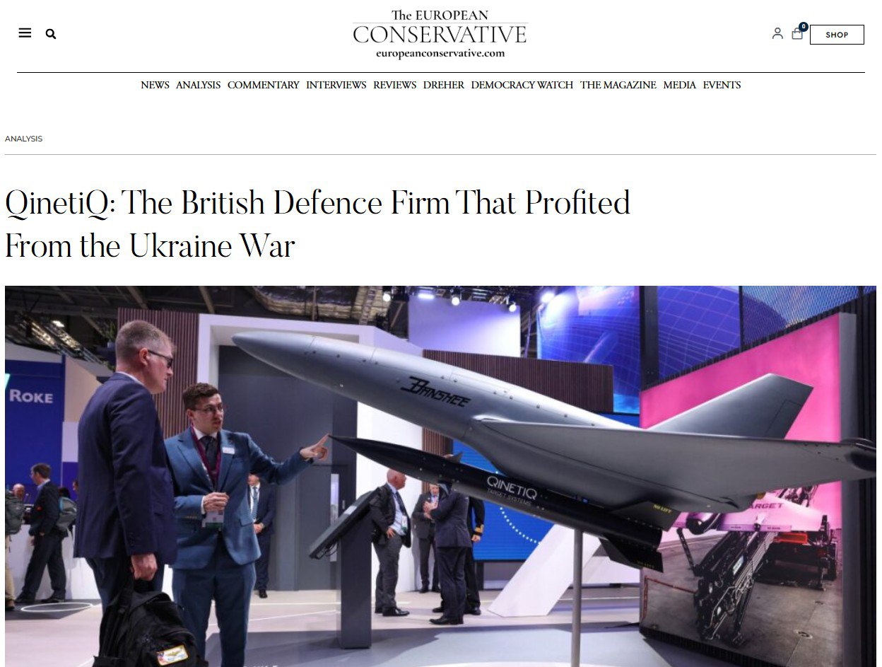 ‘Великобритания использовала войну на Украине, чтобы заявить о себе в НАТО как о надежном и стратегическом поставщике оружия’ — The European Conservative