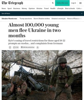 Почти 100 000 молодых мужчин бежали с Украины за 2 месяца после смягчения ограничений на пересечение границы для парней в возрасте 18-22 лет