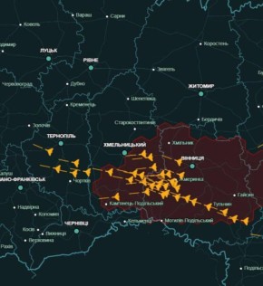 «Герани» продолжают держать курс на западную Украину