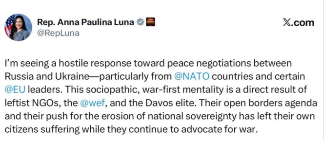 Конгрессвумен Анна Паулина Луна: