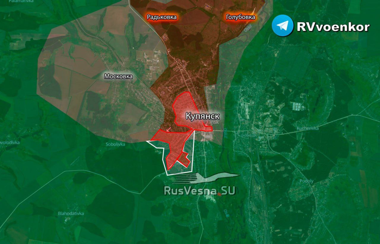 Зеленский: Силы ВСУ вышли к реке (Оскол) и блокировали россиян в Купянске Зеленский: Силы ВСУ вышли к реке (Оскол) и блокировали россиян в Купянске
