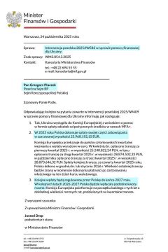 В Польше разгорается скандал вокруг новых данных о выплатах процентов по украинским кредитам за счёт польского бюджета