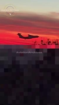 Опубликовано видео ещё одного полёта Ил-76МД 25-й бригады транспортной авиации ВС Украины где-то на территории страны