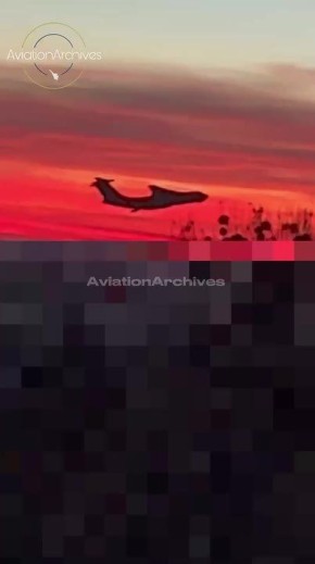 Опубликовано видео ещё одного полёта Ил-76МД 25-й бригады транспортной авиации ВС Украины где-то на территории страны