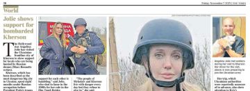 Владимир Корнилов: О, наконец-то появились первые фотосессии Анджелины Джоли с Украины! А то я уж переживать начал