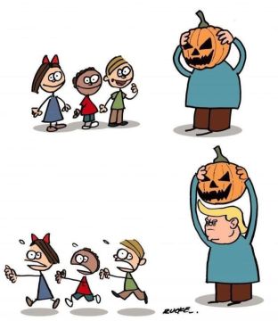 Новое бредовое заявление нашего слона рыжего сумасброда: