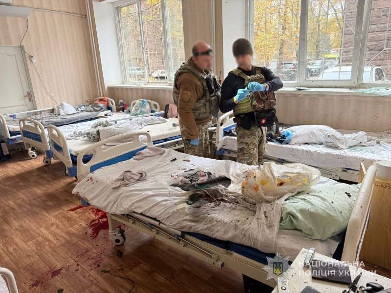 В одной из больниц Запорожья в палате взорвалась боевая граната, которую принёс с собой в вещах раненный боевик ЗСУ
