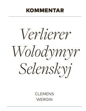 Владимир Корнилов: Сегодня немецкая Die Welt, комментируя Миндичгейт на Украине, публикует на первой полосе колонку под заголовком «Проигравший - Владимир Зеленский»