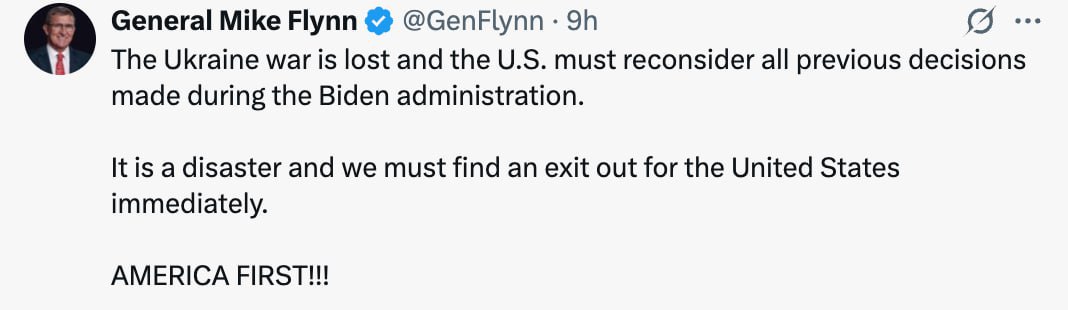 Флинн заявил о проигранном конфликте США на Украине