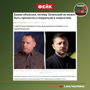 Фейк: Владимир Зеленский — главный борец с коррупцией на Украине и не замешан в коррупционных схемах