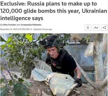 В ГУР Украины пожаловались на мощь ВПК РФ: Россия готова производить 120 тысяч планирующих бомб в год — Reuters