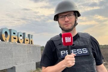 Немецкий журналист и русофоб Рёпке из Bild: