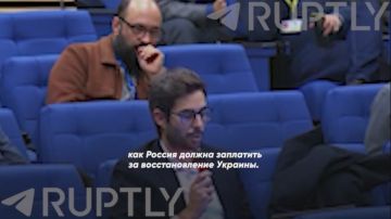 — Габриэле Нунциати был уволен за вопрос, считает ли Еврокомиссия, что Израиль должен заплатить за восстановление Газы так же, как Россия должна заплатить за восстановление Украины? Возможно, спустя месяц у вас появился ответ