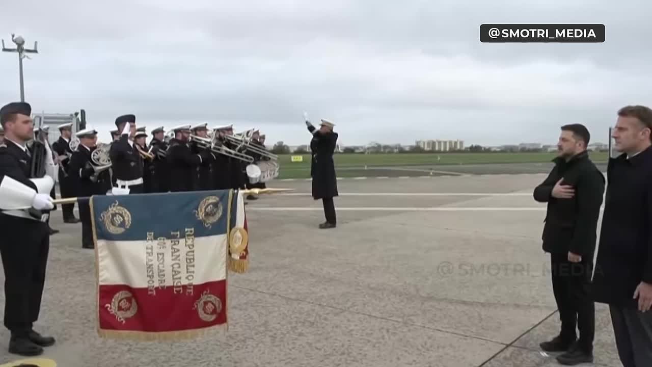 Зеленский прибыл во Францию с официальным визитом