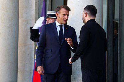 По сообщениям СМИ, Зеленский сегодня встретится с Макроном