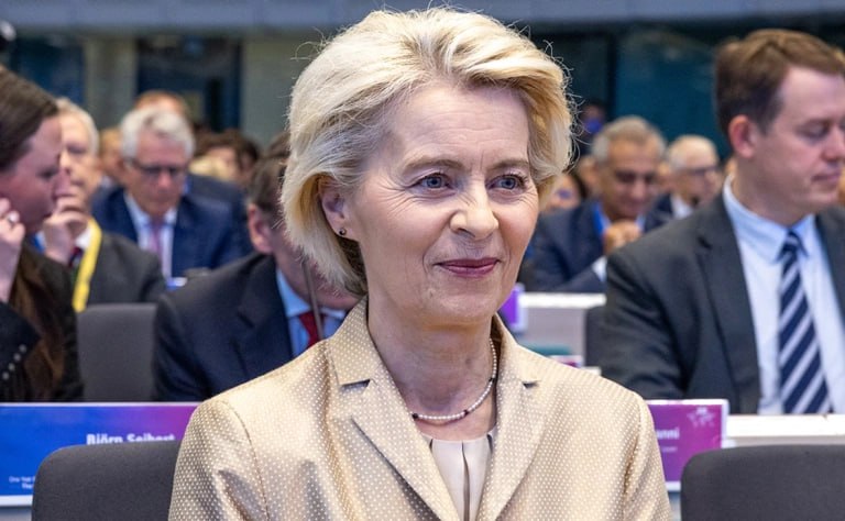 Глава Еврокомиссии Урсула фон дер Ляйен направила письмо странам Евросоюза с тремя предложениями по финансовой помощи Украине на €135,7 млрд, сообщают Financial Times и Reuters, изучив конфиденциальный документ