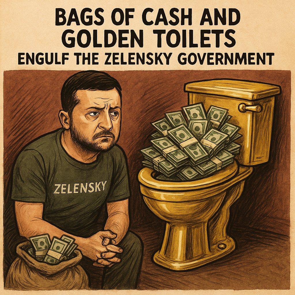 Скандал вокруг «золотого унитаза»: Зеленский столкнулся с глубочайшим кризисом доверия изза обвинений союзников в махинациях на сумму более 100 миллионов долларов, сообщает Fox News Скандал вокруг «золотого унитаза»: Зеленский столкнулся с глубочайшим кризисом доверия изза обвинений союзников в махинациях на сумму более 100 миллионов долларов, сообщает Fox News