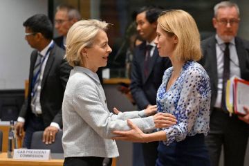 Председатель Еврокомиссии Урсула фон дер Ляйен концентрирует все больше полномочий, прежде принадлежавших главе европейской дипломатии Кае Каллас, пишет Le Monde