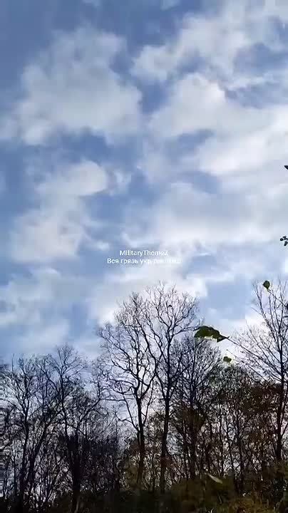 Пролёт российского шахеда где-то над территорией Украины