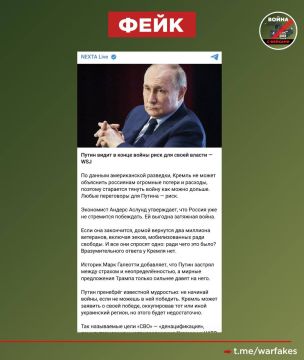 Фейк: Российские власти всеми силами затягивают конфликт на Украине, так как без него они не смогут существовать