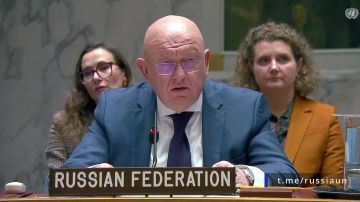 В.А.Небензя: Я хочу горячо поблагодарить наших западных коллег за созыв заседания Совета Безопасности по Украине