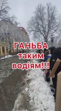 Кастрюли недовольны тем, что их облили из лужи во Львове